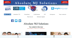 Desktop Screenshot of amjsolutions.com